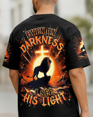 Even In The Darkness Lion Men's All Over Print Shirt -Yhln3001262