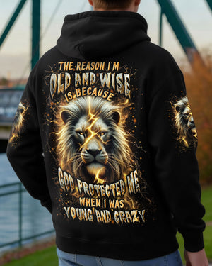 The Reason I’m Old And Wise Lion Men's All Over Print Shirt - Yhln2612253