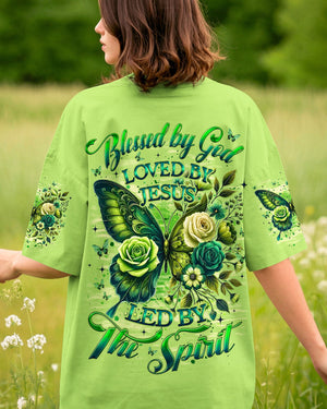 Blessed By God Butterfly Women's All Over Print Shirt - Tyqy1206251