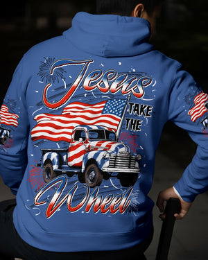 Jesus Take The Wheel Men's All Over Print Shirt - Tyln0206261