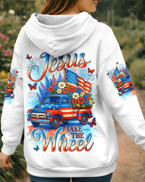 Jesus Take The Wheel Women's All Over Print Shirt - Tyln2603262