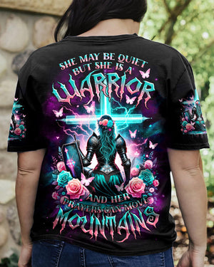 Prayers Can Move Mountains Warrior Women's All Over Print Shirt - Tlnz1812233
