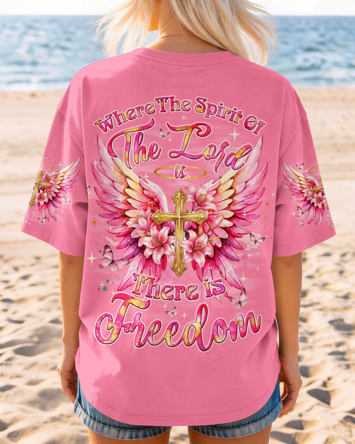 Where The Spirit Of The Lord Women's All Over Print Shirt - Tyqy1606264