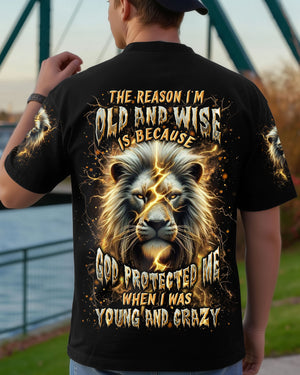 The Reason I’m Old And Wise Lion Men's All Over Print Shirt - Yhln2612253
