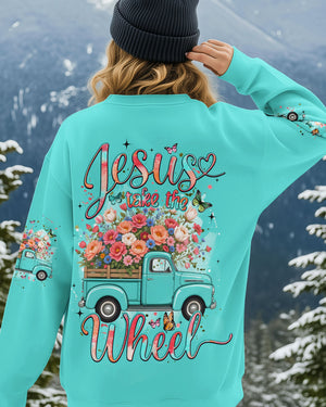 Jesus Take The Wheel Women's All Over Print Shirt - Tyqy1711251