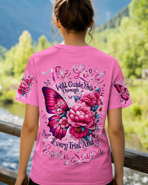 The Lord Will Guide You Butterfly Women's All Over Print Shirt - Tyqy0701261