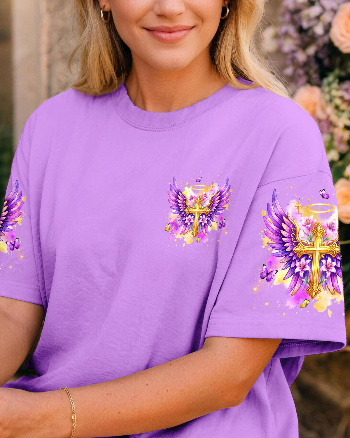 I Believe There Are Angels Among Us Women's All Over Print Shirt - Tyln1606261