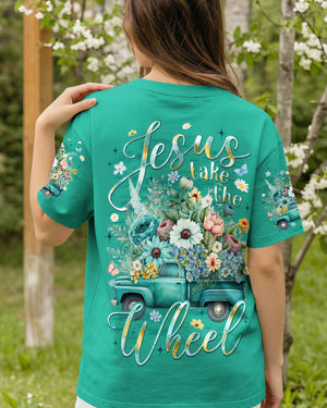 Jesus Take The Wheel Women's All Over Print Shirt - Tyqy1712252