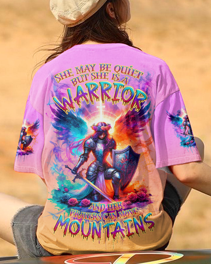 Prayers Can Move Mountains Warrior Wings Women's All Over Print Shirt - Tlnz1612233