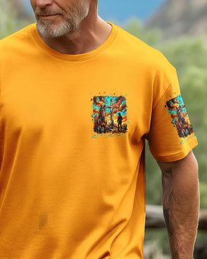 Blessed By God Loved By Jesus Men's All Over Print Shirt - Tyln2306262