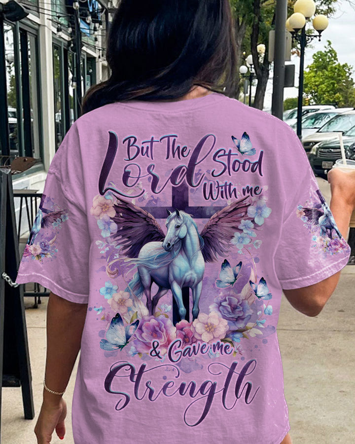 But The Lord Stood With Me Horse Women's All Over Print Shirt - Tlnz1310231