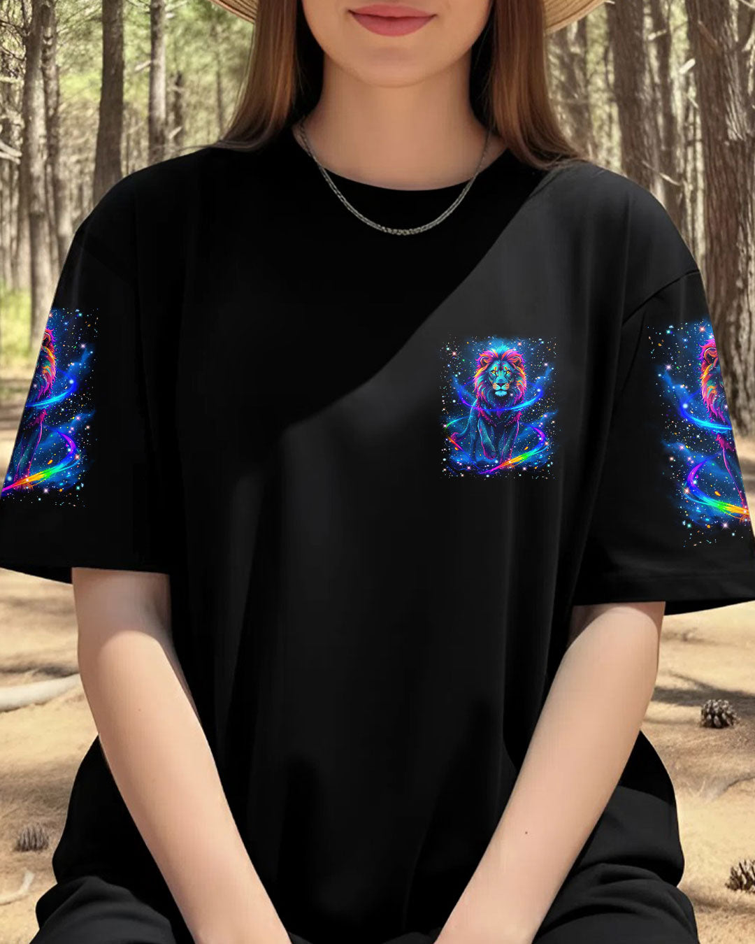 Blessed By God Lion Women's All Over Print Shirt - Yhln2412251