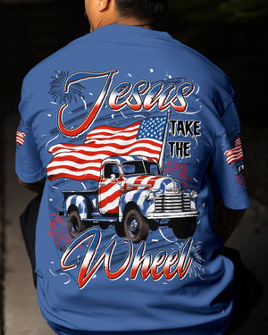 Jesus Take The Wheel Men's All Over Print Shirt - Tyln0206261