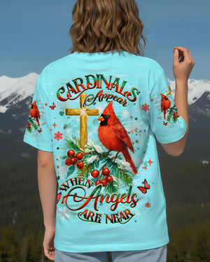 When Cardinals Appear Angels Are Near Women's All Over Print Shirt - Yhhg2810251