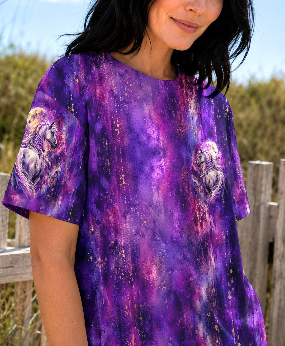 I Would Rather Stand With God Horse Women's All Over Print Shirt - Tlhg3006261