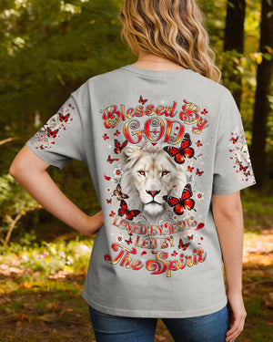 Blessed By God Lion Women's All Over Print Shirt - Tyqy1901261