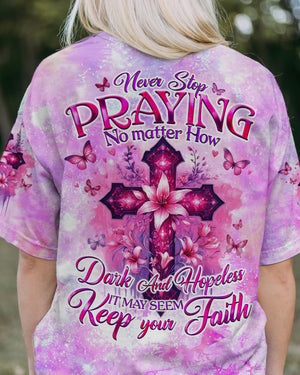 Keep Your Faith Women's All Over Print Shirt - Tyqy2405241