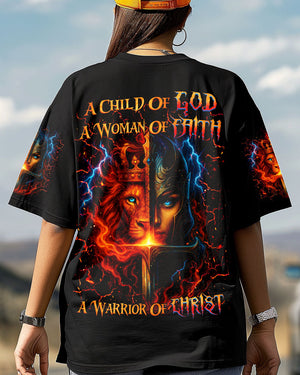 A Child Of God A Woman Of Faith Women's All Over Print Shirt - Tlnz1606254