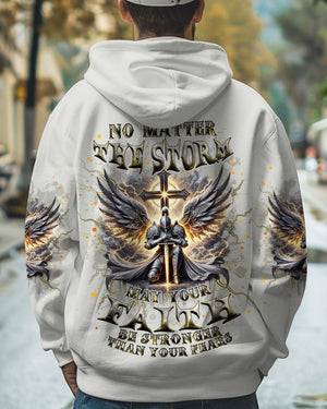No Matter The Storm Warrior Men's All Over Print Shirt - Tlnz2711243