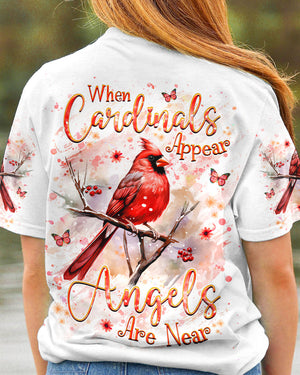 When Cardinals Appear Angels Are Near Women's All Over Print Shirt - Yhhg2907242