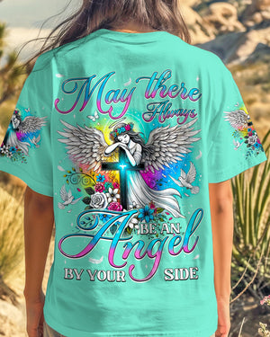 May There Always Be An Angel Beside You Women's All Over Print Shirt - Tyqy0508243