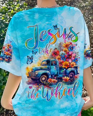 Jesus Take The Wheel Women's All Over Print Shirt - Tyqy1907241