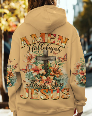 Thank You Jesus Women's All Over Print Shirt - Tyqy1009244