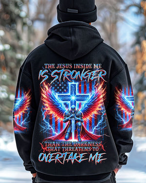 The Jesus Inside Me Is Stronger Than The Darkness Warrior Men's All Over Print Shirt - Tlnz0512244