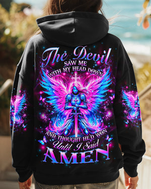 The Devil Saw Me With My Head Down Women's All Over Print Shirt - Yhhg2009243