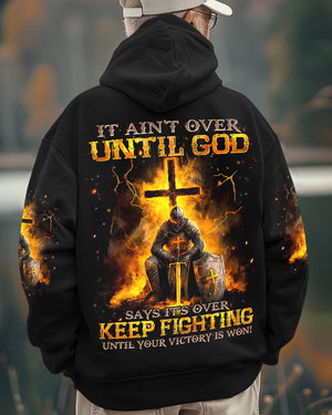 It Ain't Over Until God Says It's Over Men's All Over Print Shirt - Tyqy0412244