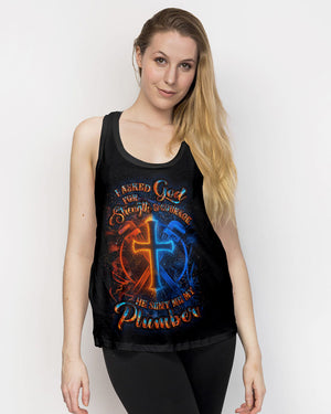 I ASKED GOD FOR STRENGTH AND COURAGE ALL OVER PRINT - YHLT0108254