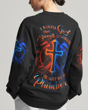 I ASKED GOD FOR STRENGTH AND COURAGE ALL OVER PRINT - YHLT0108254