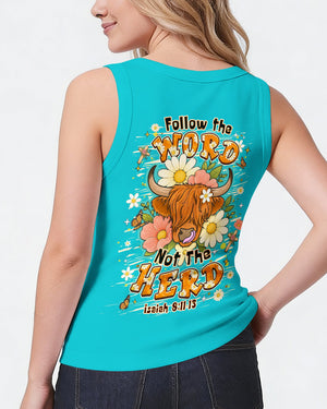 Follow The Word Highland Cow Women's All Over Print Shirt - Tlhn0707262