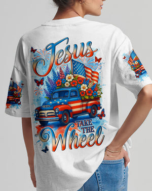 Jesus Take The Wheel Women's All Over Print Shirt - Tyln2603262