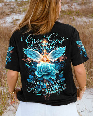 He'll Give You His Strength Women's All Over Print Shirt - Tytm2706234