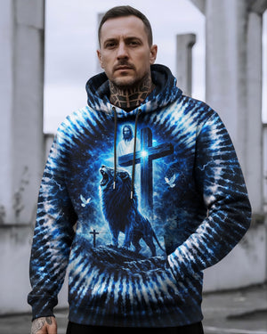 Jesus Dropped The Charges Lion Swirl Men's All Over Print Shirt - Tlno2702261