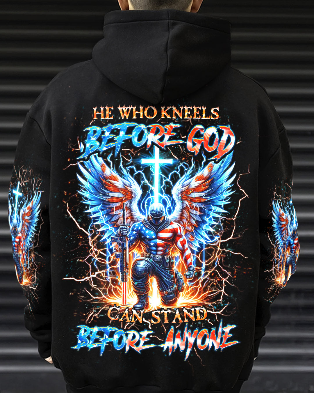 He Who Kneels Before God Warrior Men's All Over Print Shirt - Yhhn0205241