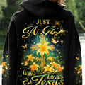 Just A Girl Who Loves Jesus Women's All Over Print Shirt - Yhlt1201243