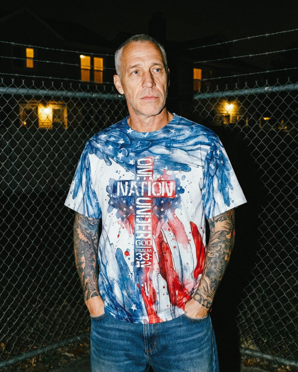 One Nation Wings Men's All Over Print Shirt - Ri2003261