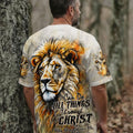 I Can Do All Things Through Christ Lion Cross Men's All Over Print  - Tltw2404264