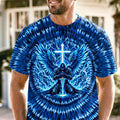 Warrior With Wings Swirl Men's All Over Print Shirt - Tlhn0903263