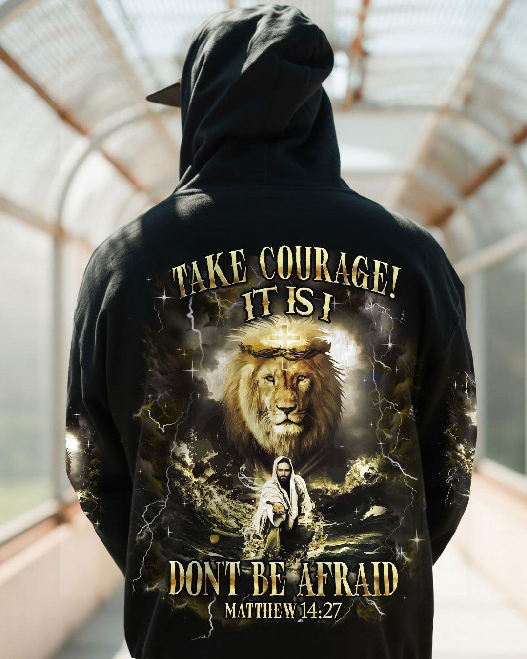 Take Courage It Is I Lion Jesus Men's All Over Print Shirt - Yhhn1911252