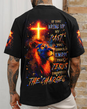 Jesus Dropped The Charges Lion Men's All Over Print Shirt - Yhln110262