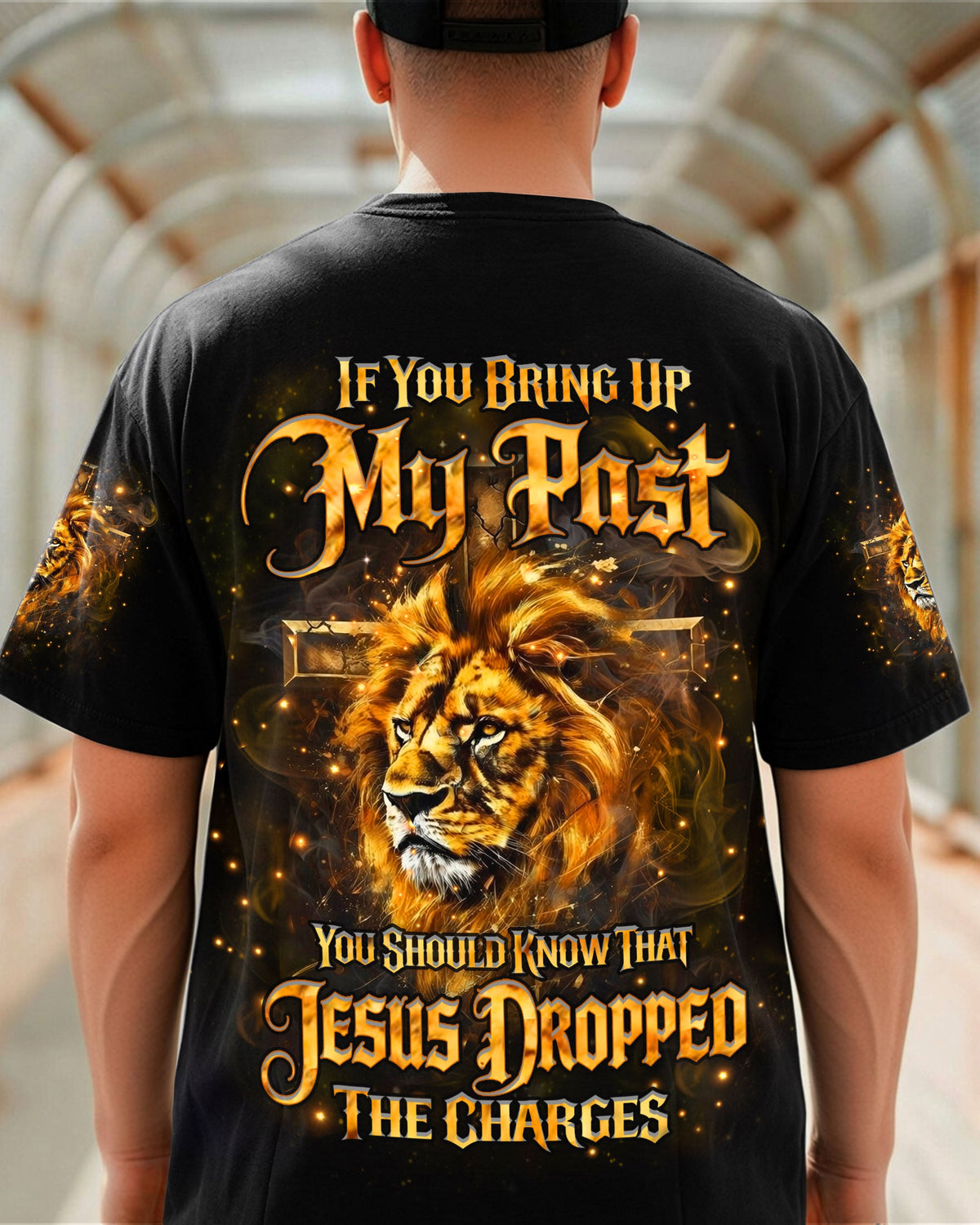 Jesus Dropped The Charges Lion Men's All Over Print Shirt - Yhhn0602262