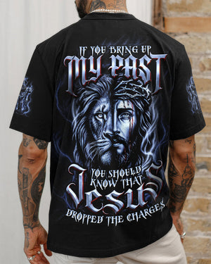 Jesus Dropped The Charges Lion Men's All Over Print Shirt   - Tltw2404261