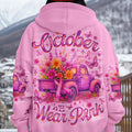 In October We Wear Pink Truck Women's All Over Print Shirt   - Tlno0808252