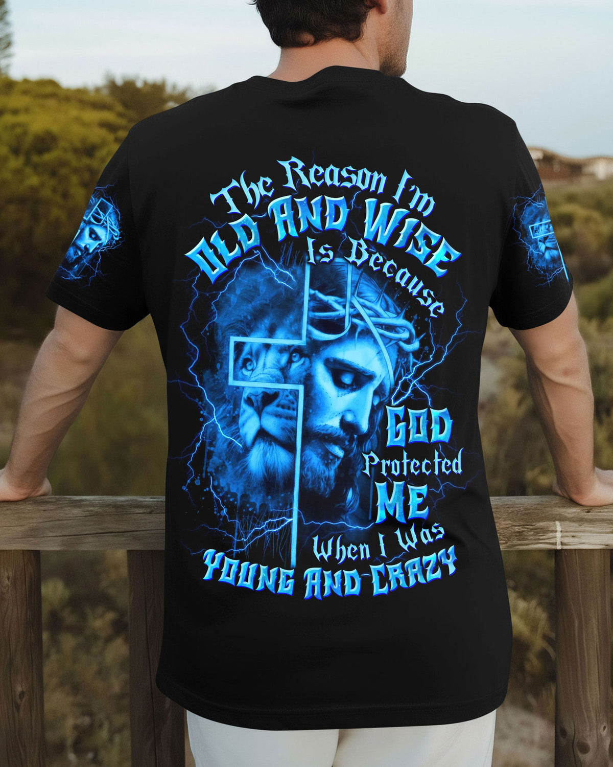 The Reason I’m Old And Wise Lion Men's All Over Print Shirt - Tltw2212254
