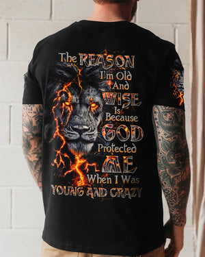 The Reason I’m Old And Wise Lion Men's All Over Print Shirt - Tltw0902261