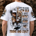 The Reason I’m Old And Wise Lion Men's All Over Print Shirt - Tlno0610251