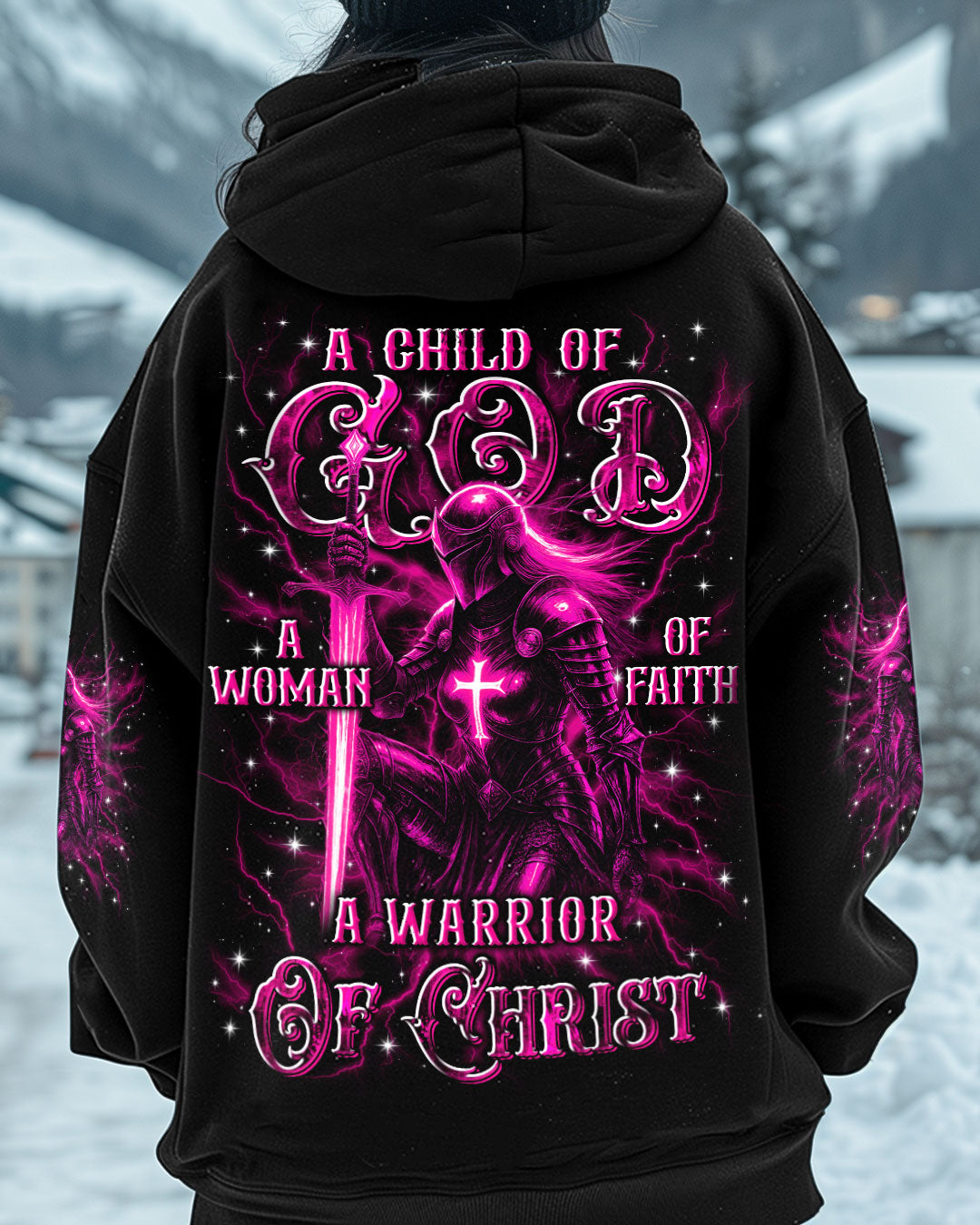 A Child Of God A Woman Of Faith Women's All Over Print Shirt - Yhln0310254